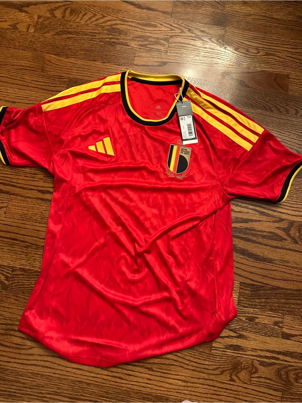 Adidas Belgium Home Soccer Jersey 2026 World Cup Men’s Large
